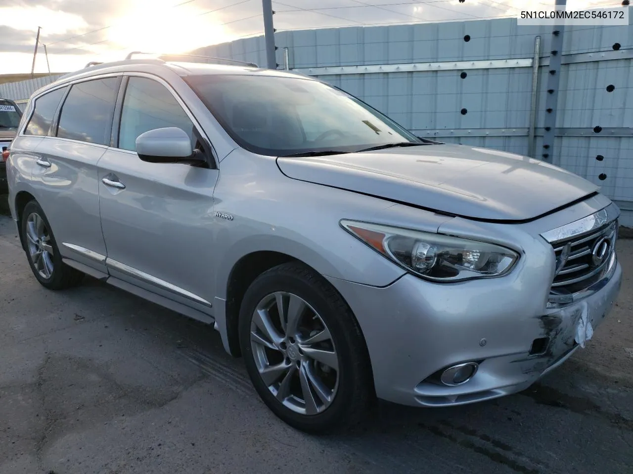 2014 Infiniti Qx60 Hybrid VIN: 5N1CL0MM2EC546172 Lot: 78149674