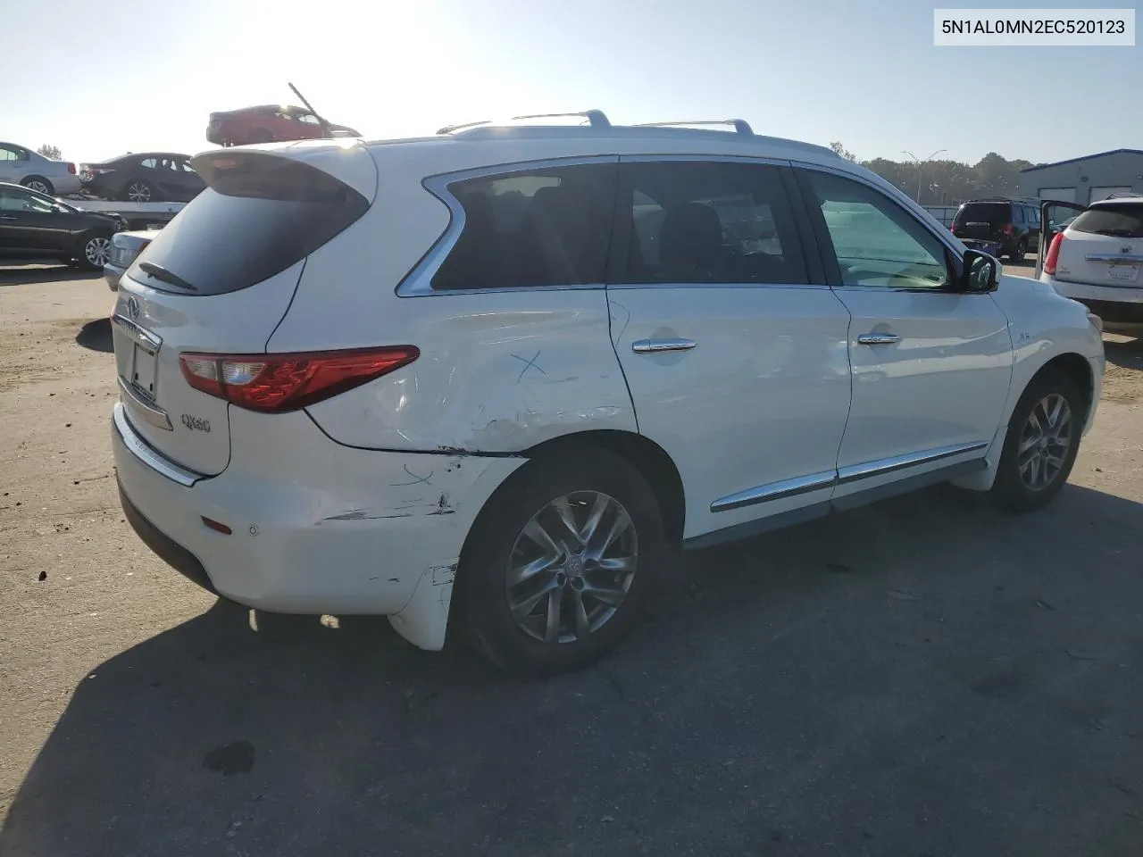 2014 Infiniti Qx60 VIN: 5N1AL0MN2EC520123 Lot: 78223494