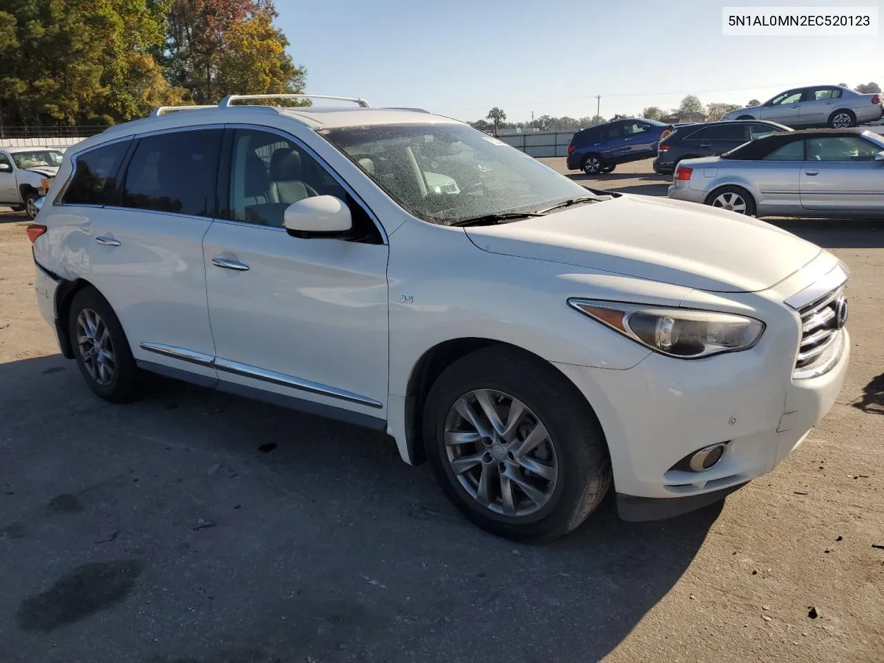 2014 Infiniti Qx60 VIN: 5N1AL0MN2EC520123 Lot: 78223494