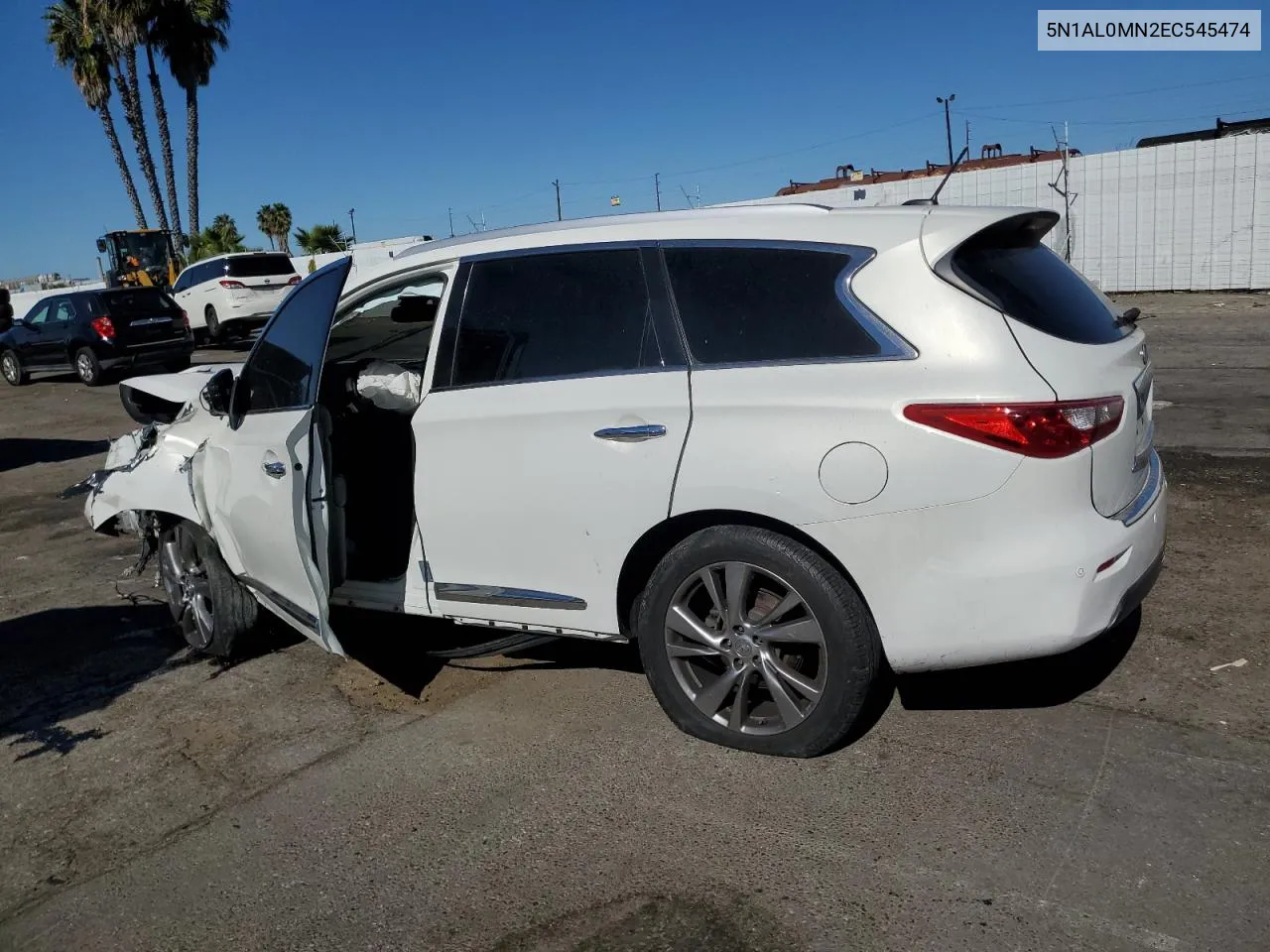 2014 Infiniti Qx60 VIN: 5N1AL0MN2EC545474 Lot: 78692344