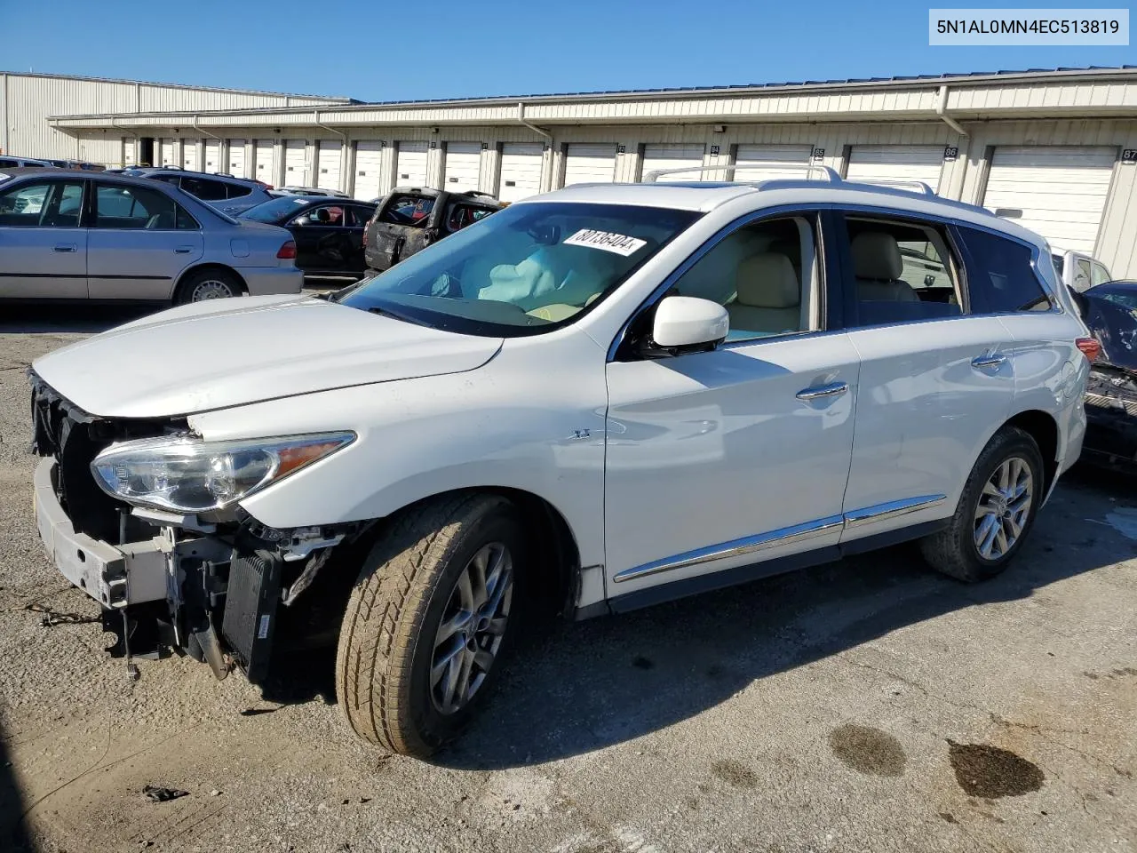 2014 Infiniti Qx60 VIN: 5N1AL0MN4EC513819 Lot: 80136404