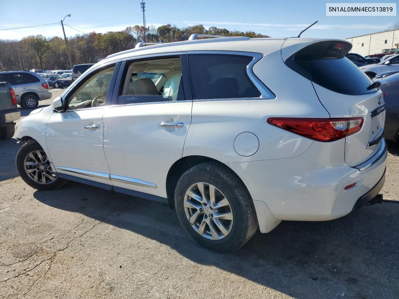 2014 Infiniti Qx60 VIN: 5N1AL0MN4EC513819 Lot: 80136404