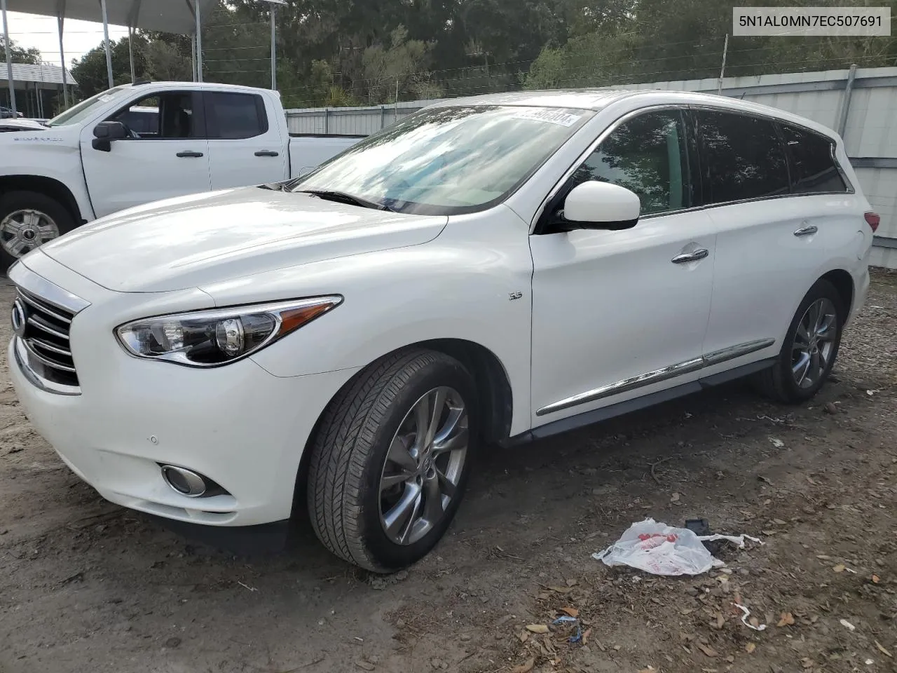 2014 Infiniti Qx60 VIN: 5N1AL0MN7EC507691 Lot: 80906804