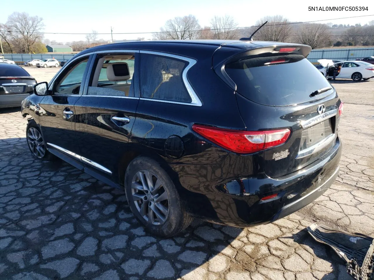 2015 Infiniti Qx60 VIN: 5N1AL0MN0FC505394 Lot: 42655104