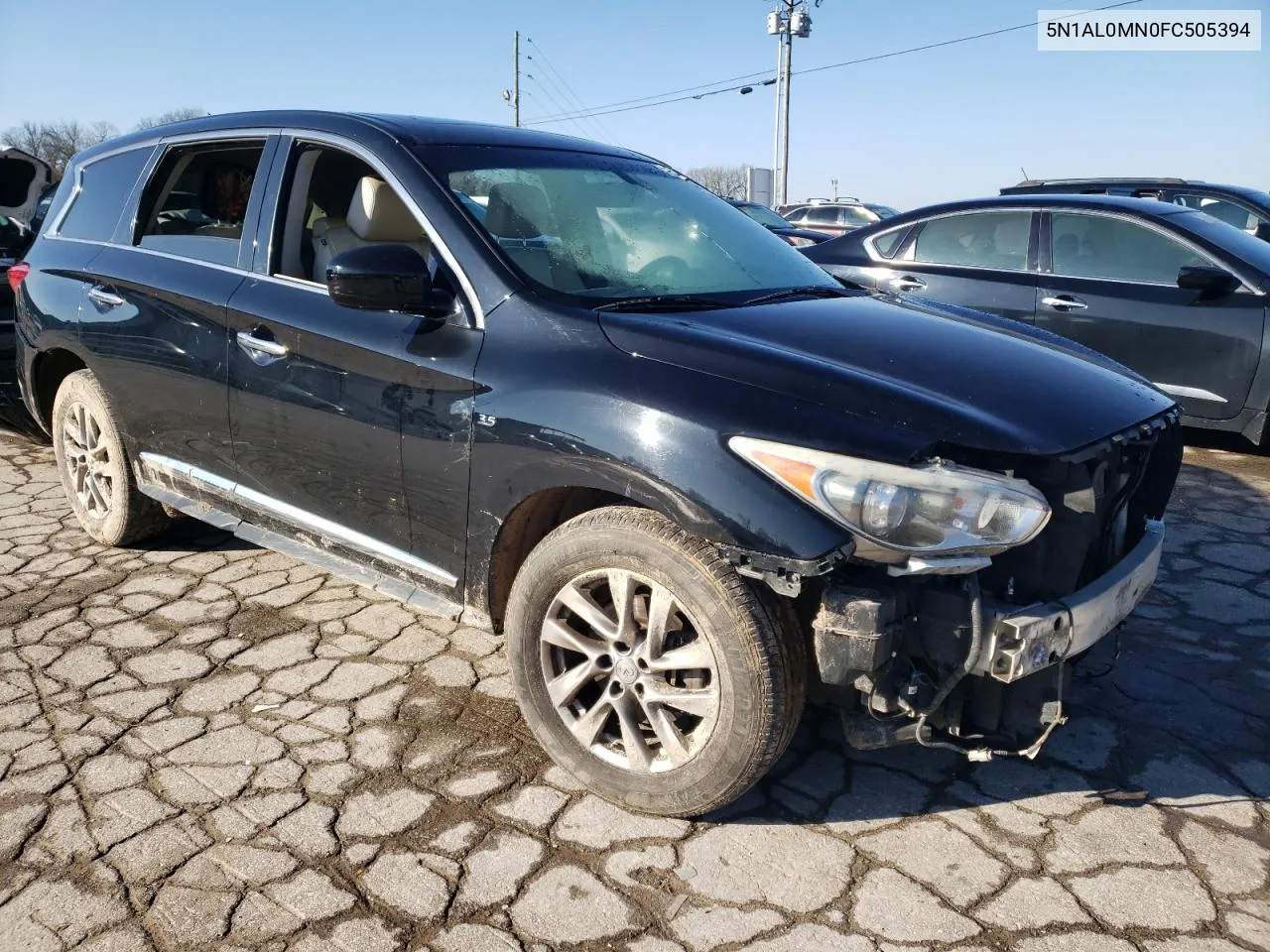 2015 Infiniti Qx60 VIN: 5N1AL0MN0FC505394 Lot: 42655104