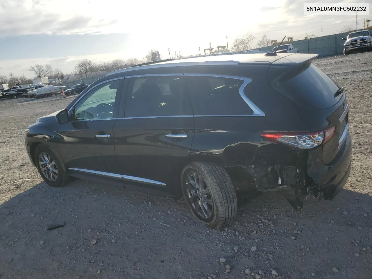 2015 Infiniti Qx60 VIN: 5N1AL0MN3FC502232 Lot: 43962424