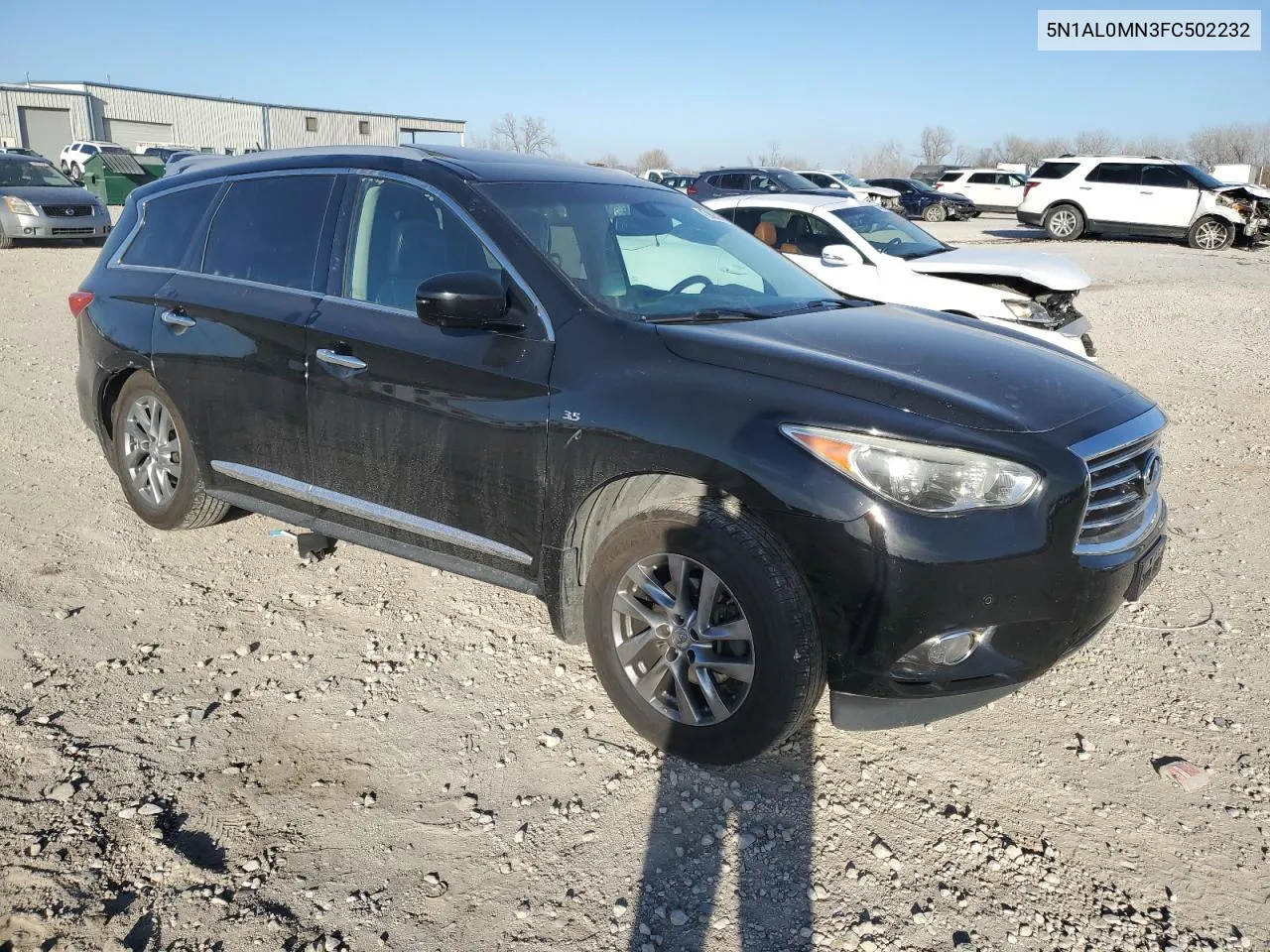 2015 Infiniti Qx60 VIN: 5N1AL0MN3FC502232 Lot: 43962424