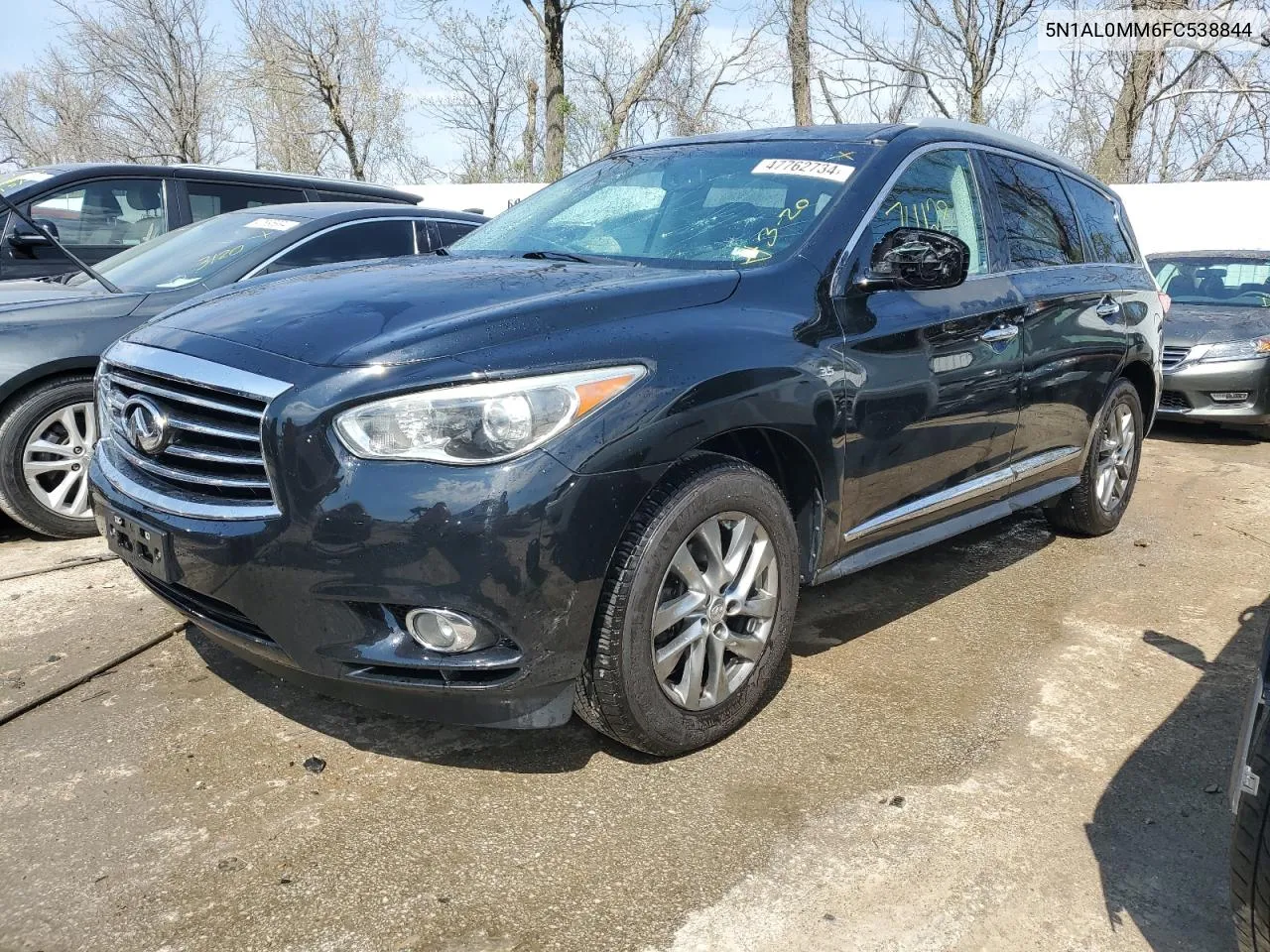 2015 Infiniti Qx60 VIN: 5N1AL0MM6FC538844 Lot: 47762734