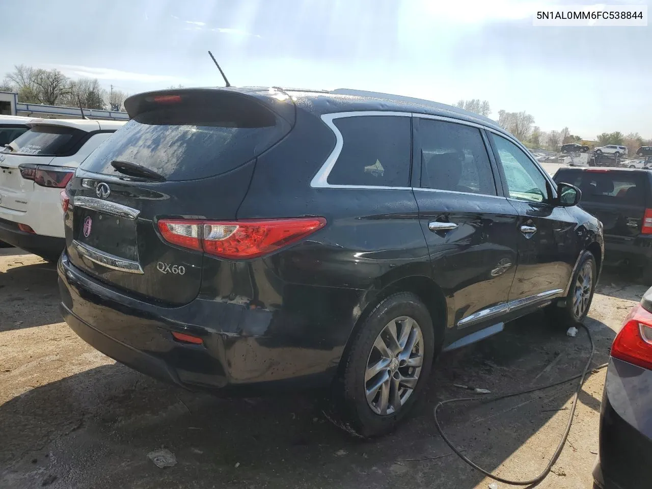 2015 Infiniti Qx60 VIN: 5N1AL0MM6FC538844 Lot: 47762734