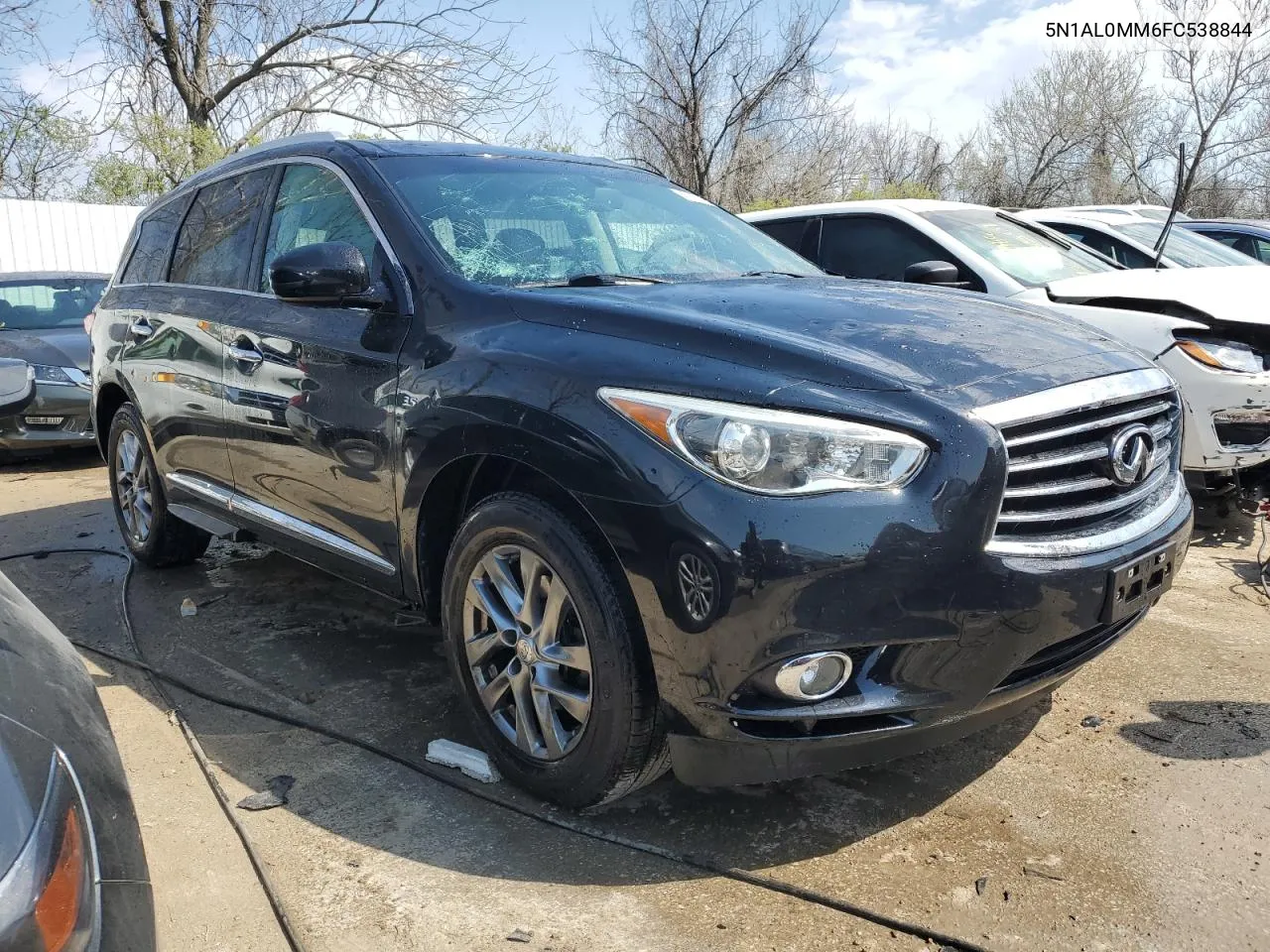 2015 Infiniti Qx60 VIN: 5N1AL0MM6FC538844 Lot: 47762734