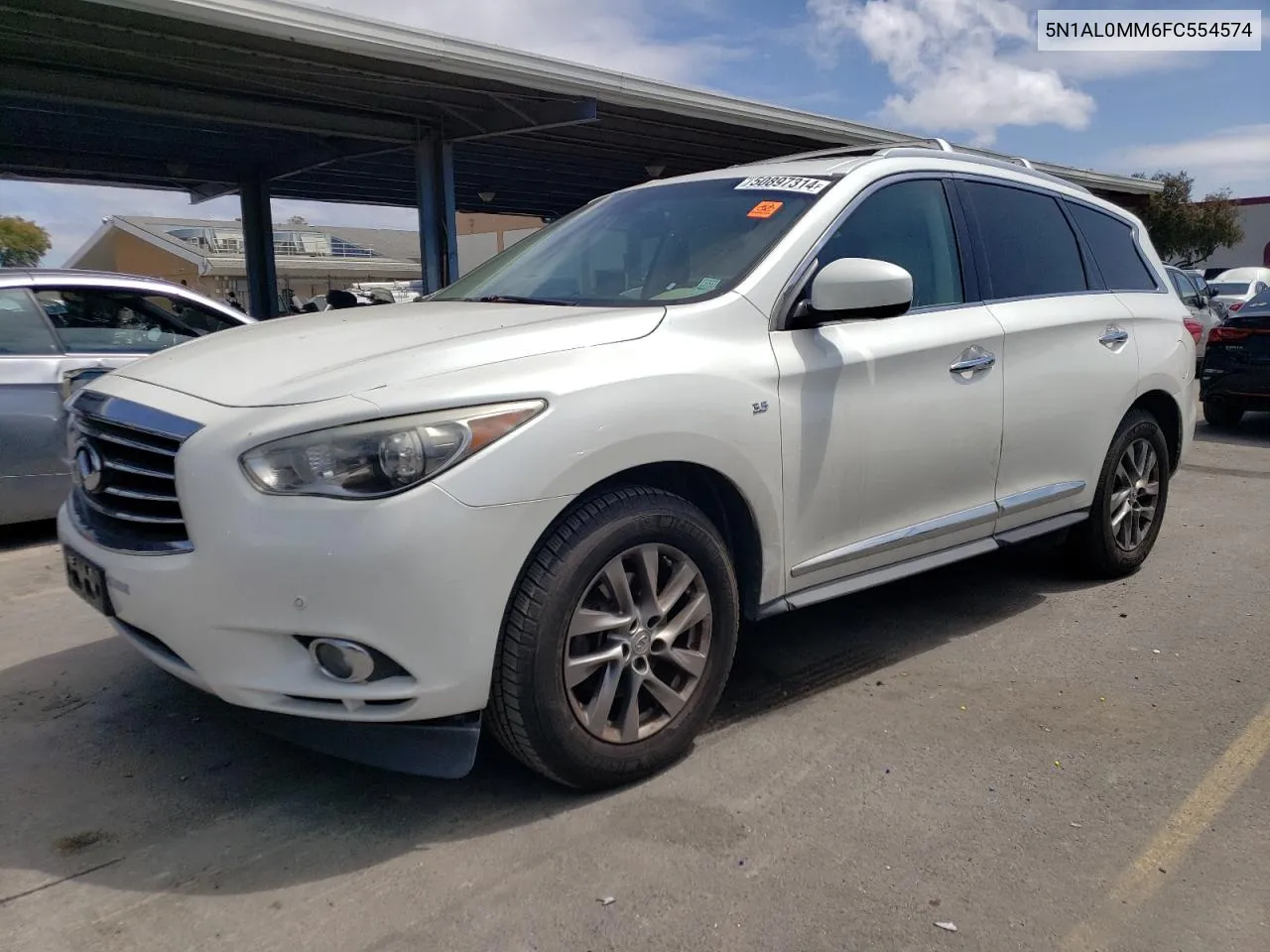 2015 Infiniti Qx60 VIN: 5N1AL0MM6FC554574 Lot: 50897314