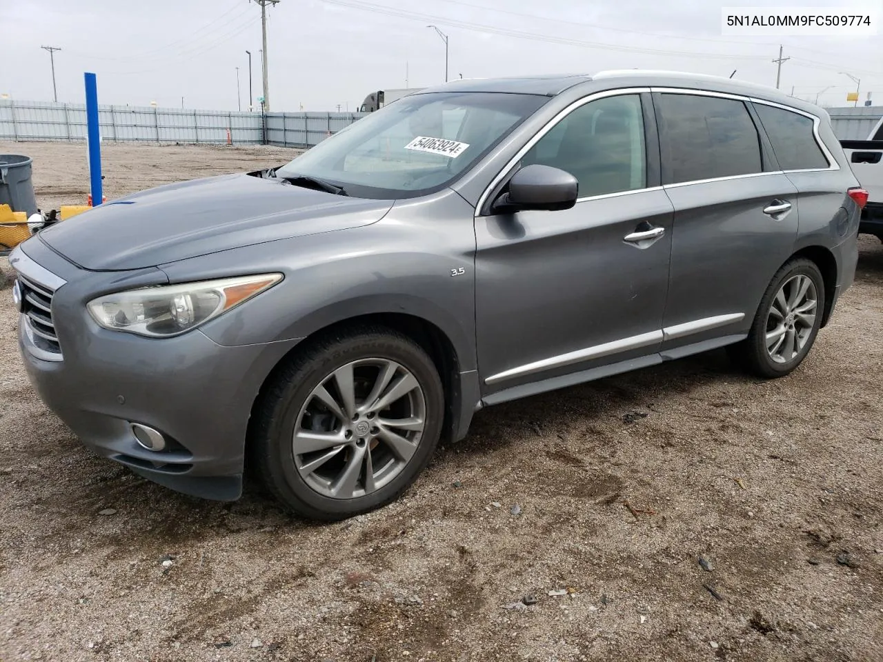 2015 Infiniti Qx60 VIN: 5N1AL0MM9FC509774 Lot: 54063924