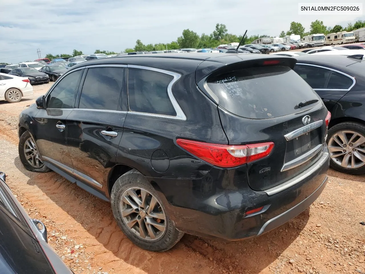 2015 Infiniti Qx60 VIN: 5N1AL0MN2FC509026 Lot: 58353134