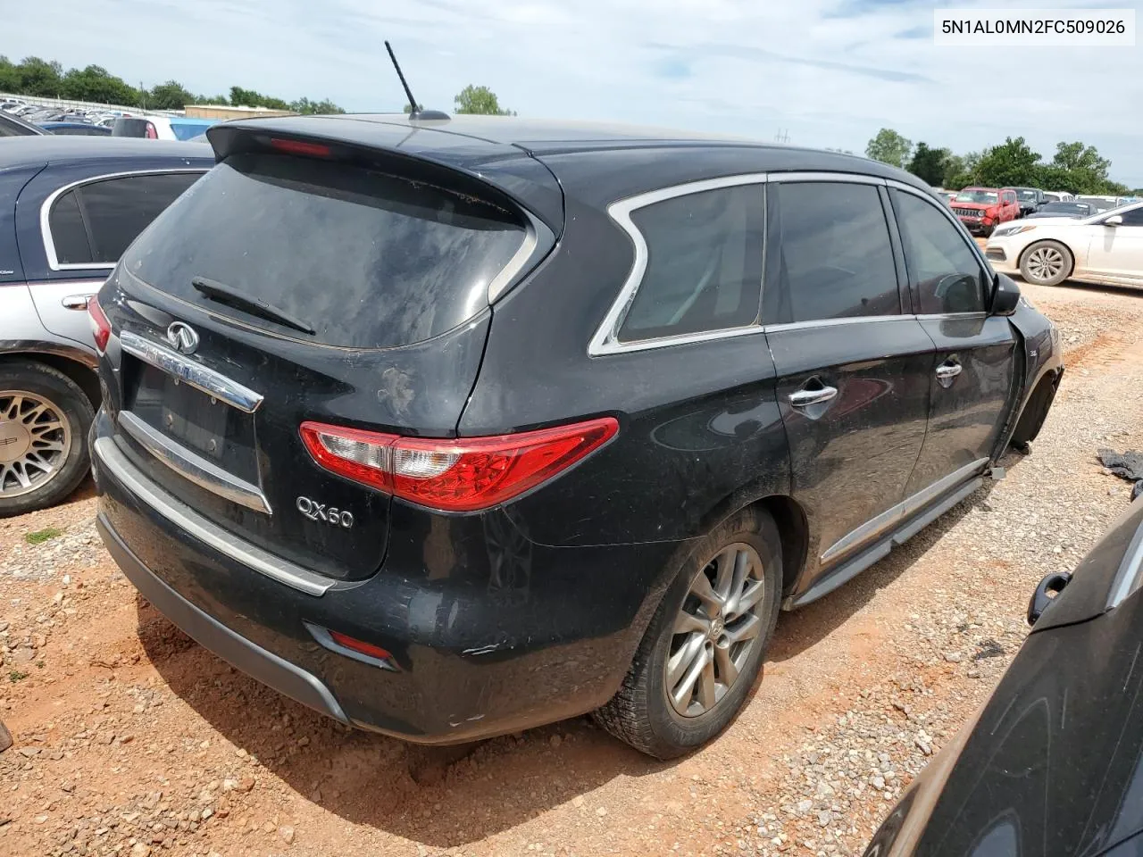 2015 Infiniti Qx60 VIN: 5N1AL0MN2FC509026 Lot: 58353134