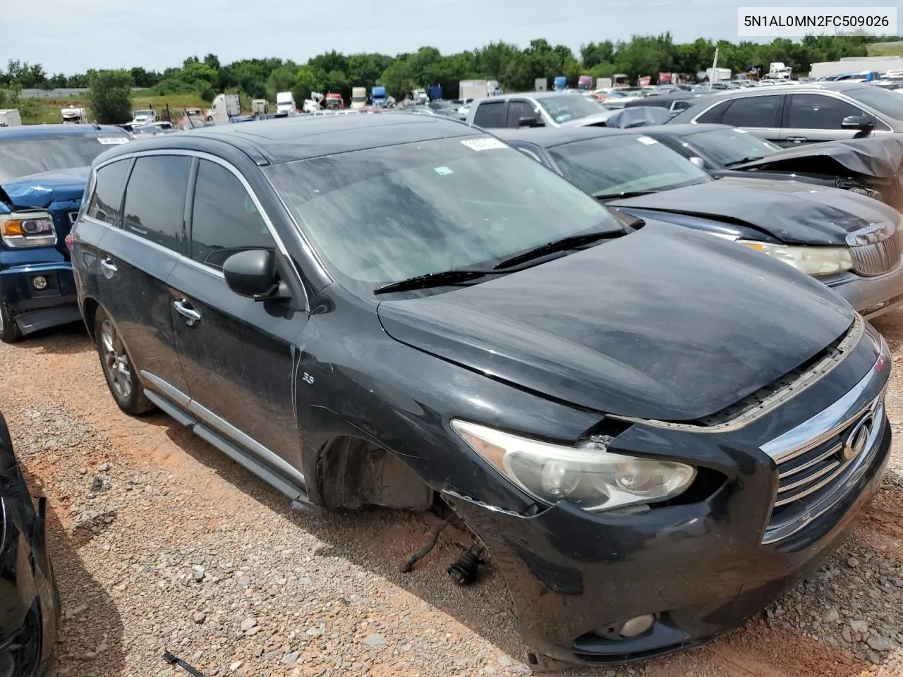 2015 Infiniti Qx60 VIN: 5N1AL0MN2FC509026 Lot: 58353134