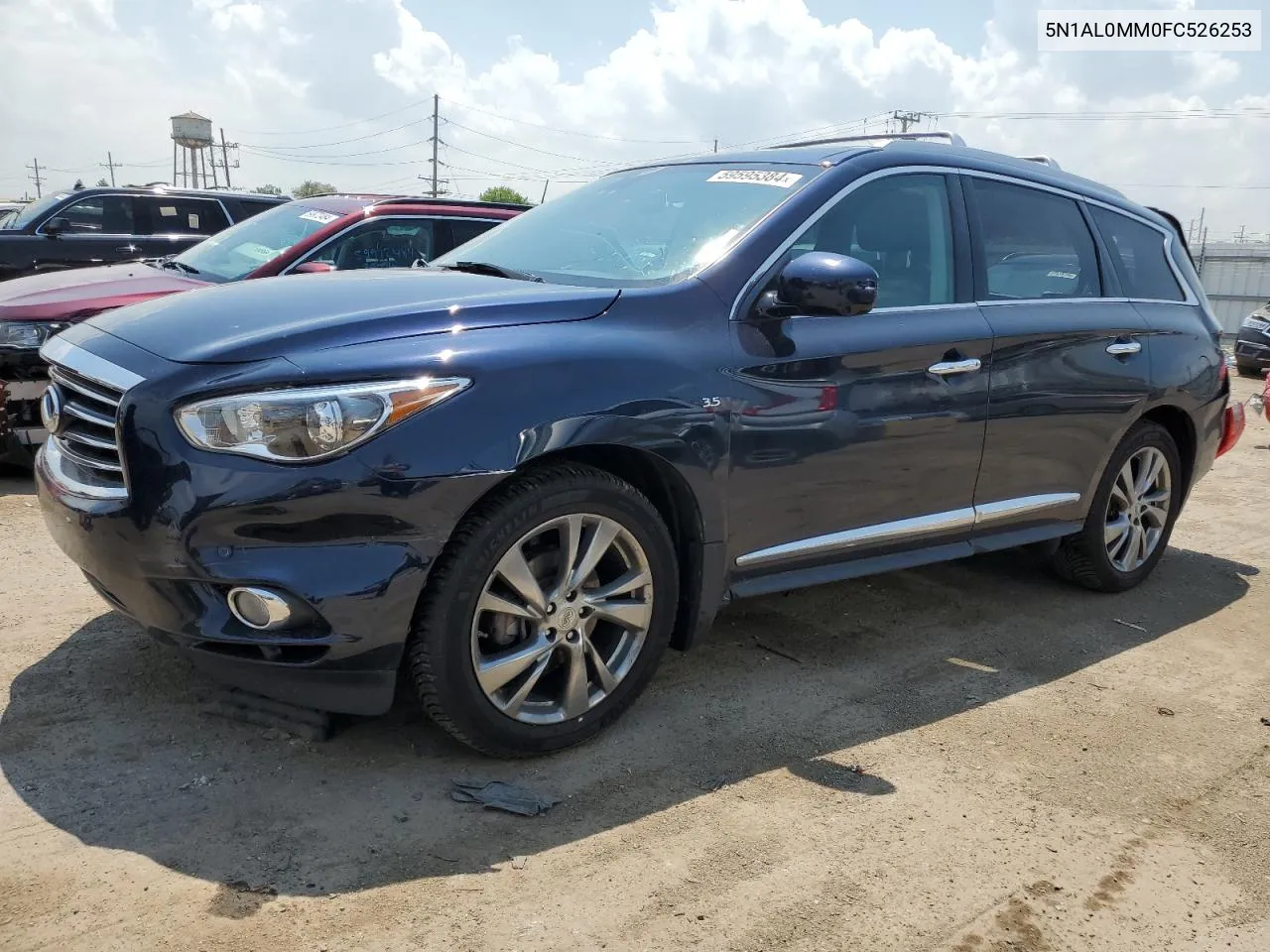 2015 Infiniti Qx60 VIN: 5N1AL0MM0FC526253 Lot: 59595384