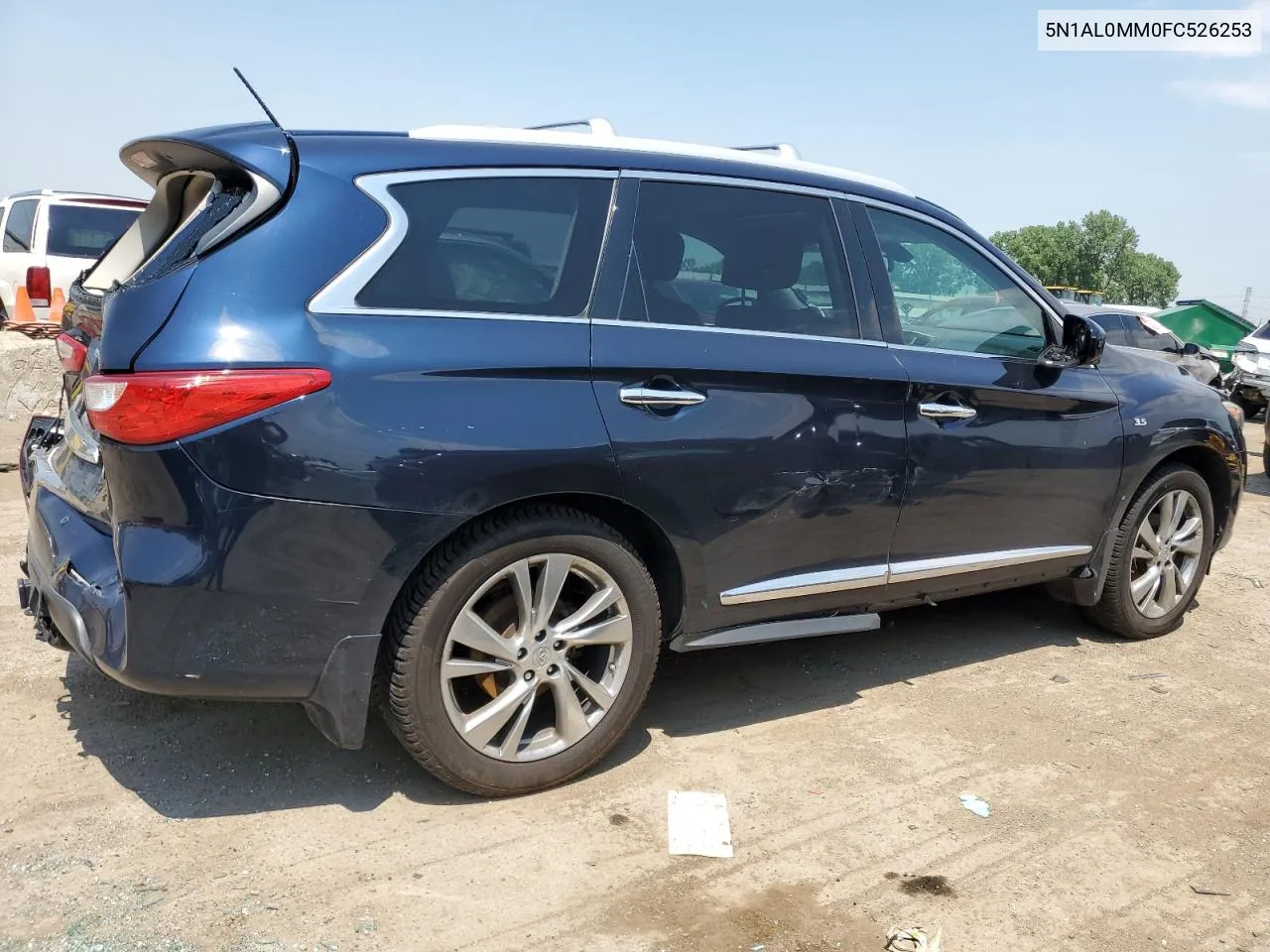 2015 Infiniti Qx60 VIN: 5N1AL0MM0FC526253 Lot: 59595384