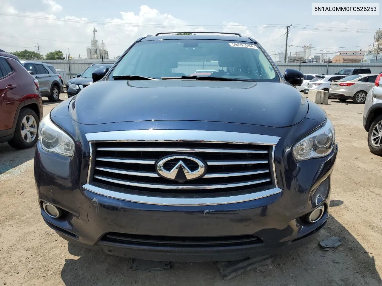 2015 Infiniti Qx60 VIN: 5N1AL0MM0FC526253 Lot: 59595384