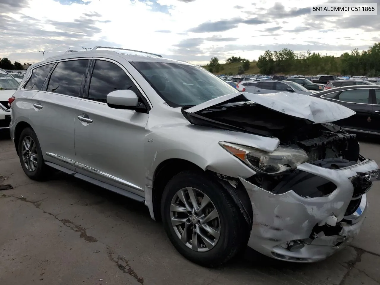 2015 Infiniti Qx60 VIN: 5N1AL0MM0FC511865 Lot: 60721824