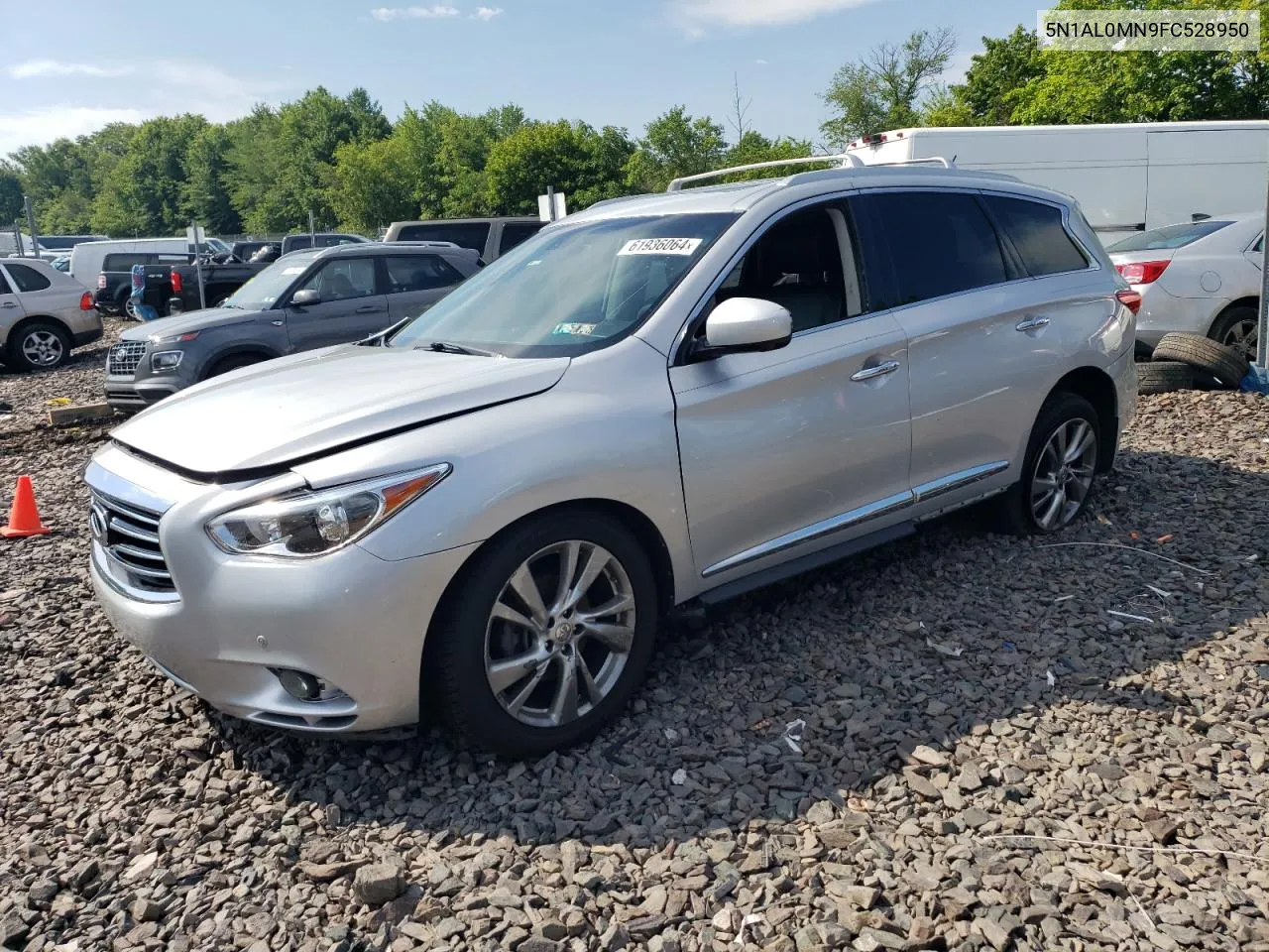 2015 Infiniti Qx60 VIN: 5N1AL0MN9FC528950 Lot: 61936064