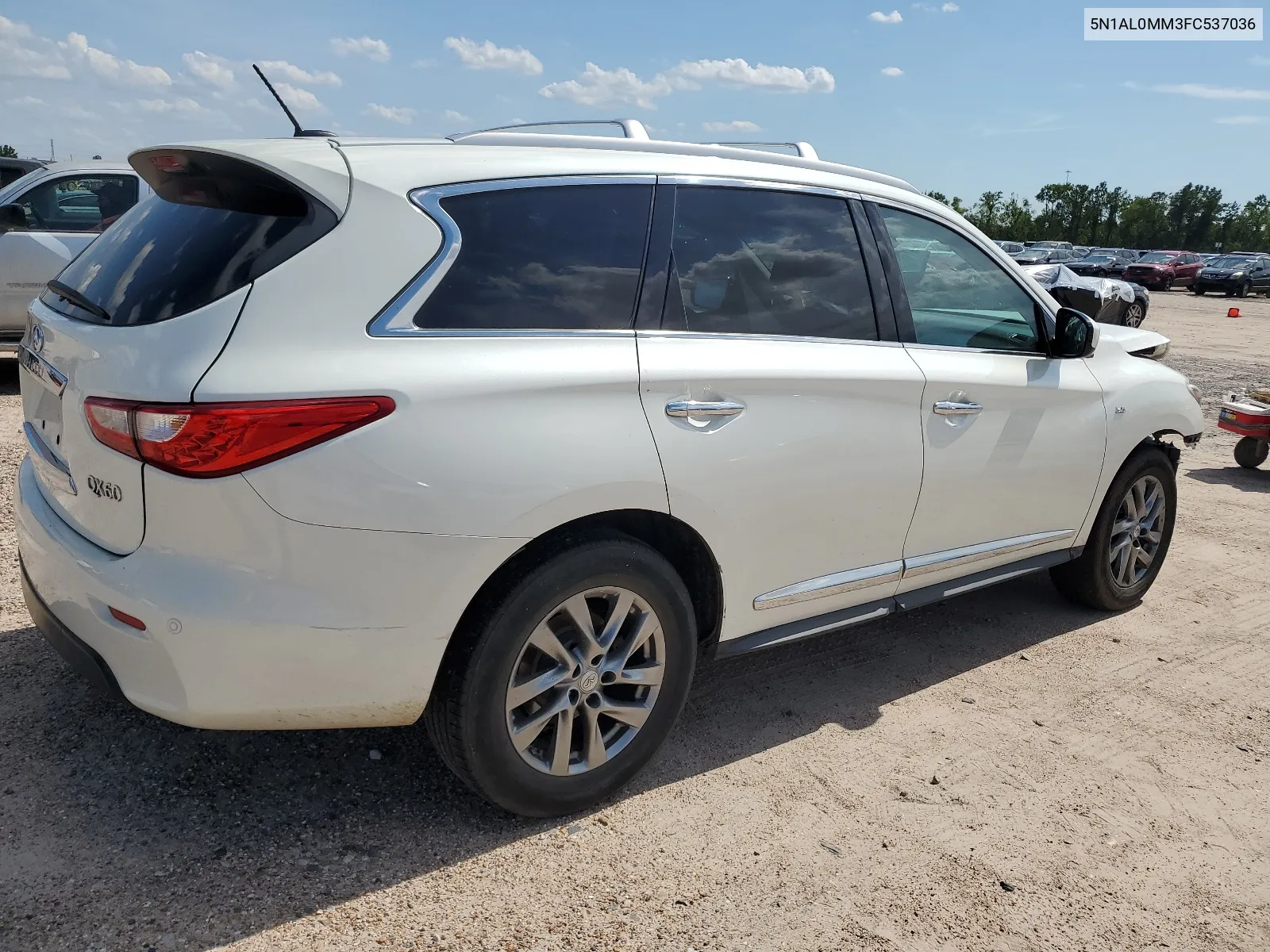 2015 Infiniti Qx60 VIN: 5N1AL0MM3FC537036 Lot: 62284484