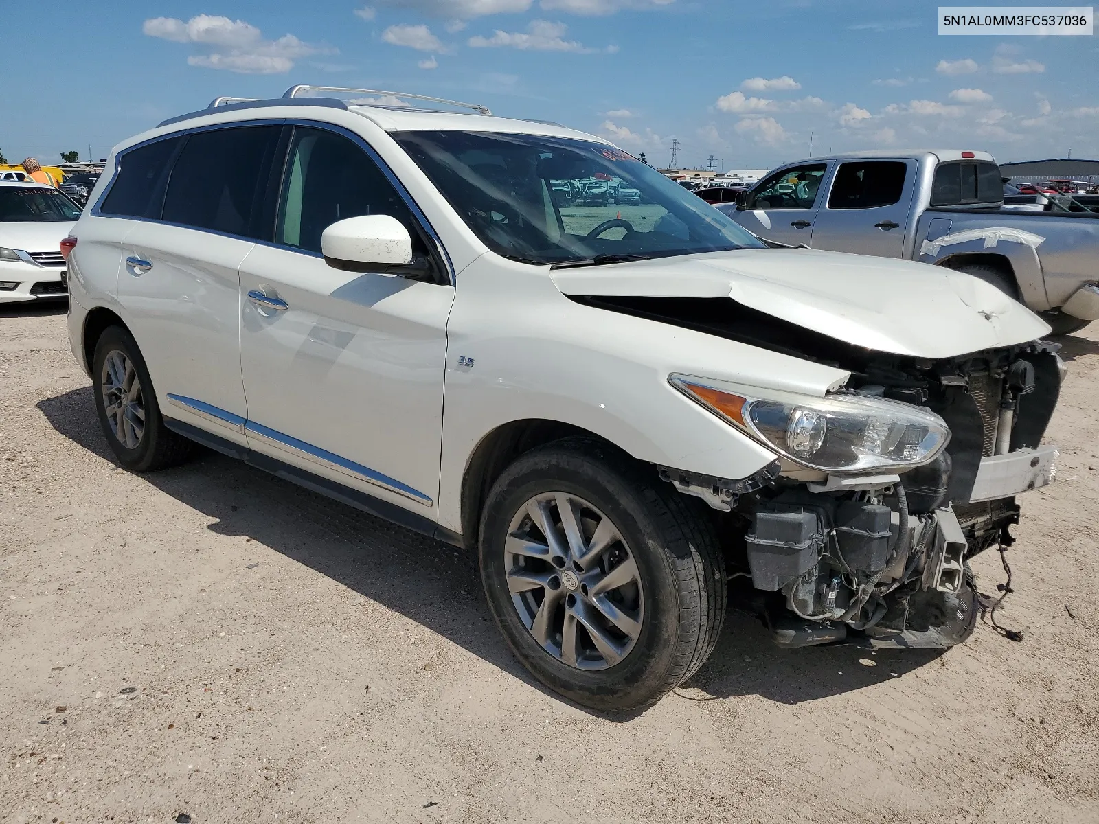 2015 Infiniti Qx60 VIN: 5N1AL0MM3FC537036 Lot: 62284484