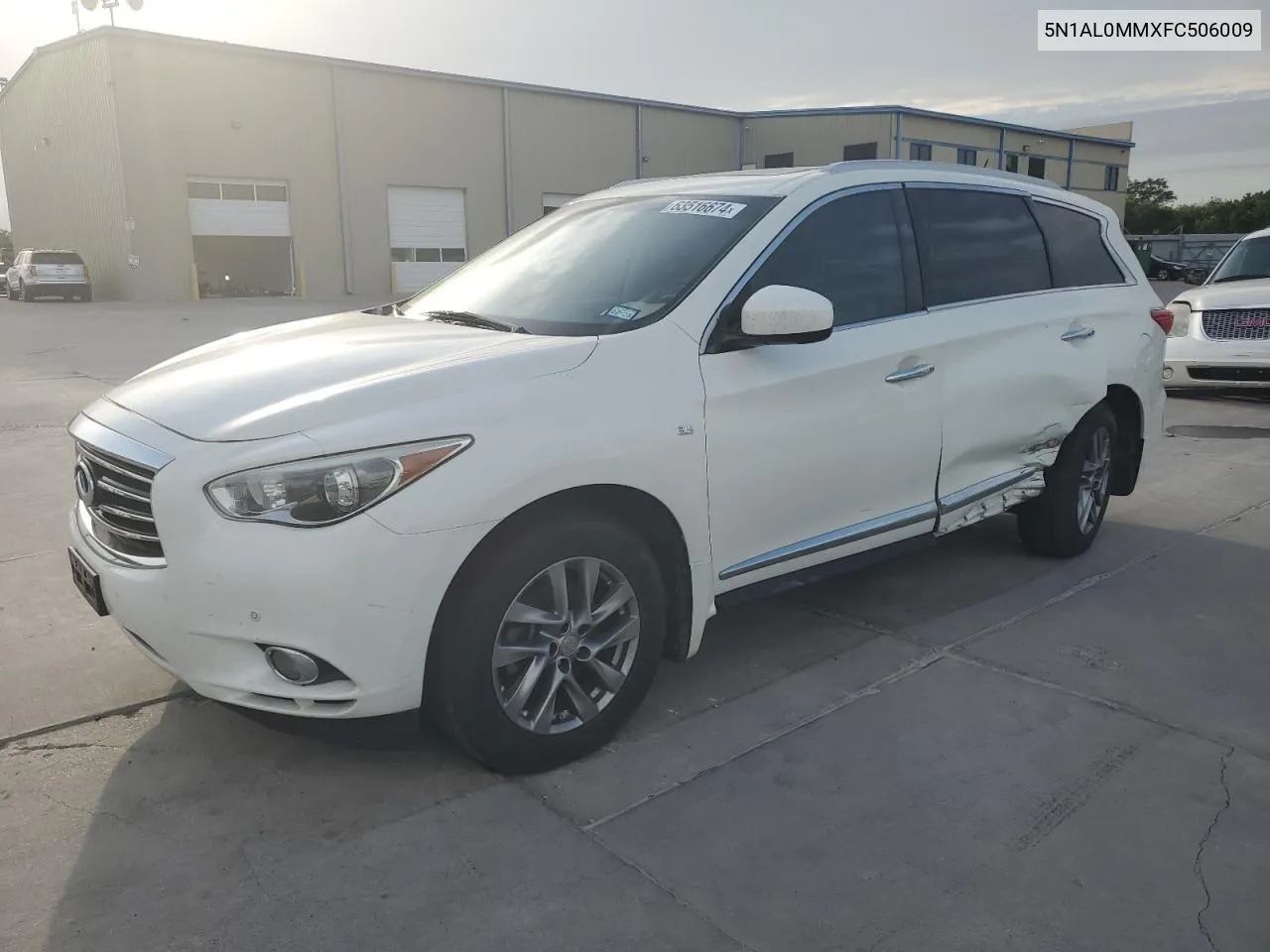 2015 Infiniti Qx60 VIN: 5N1AL0MMXFC506009 Lot: 63516674