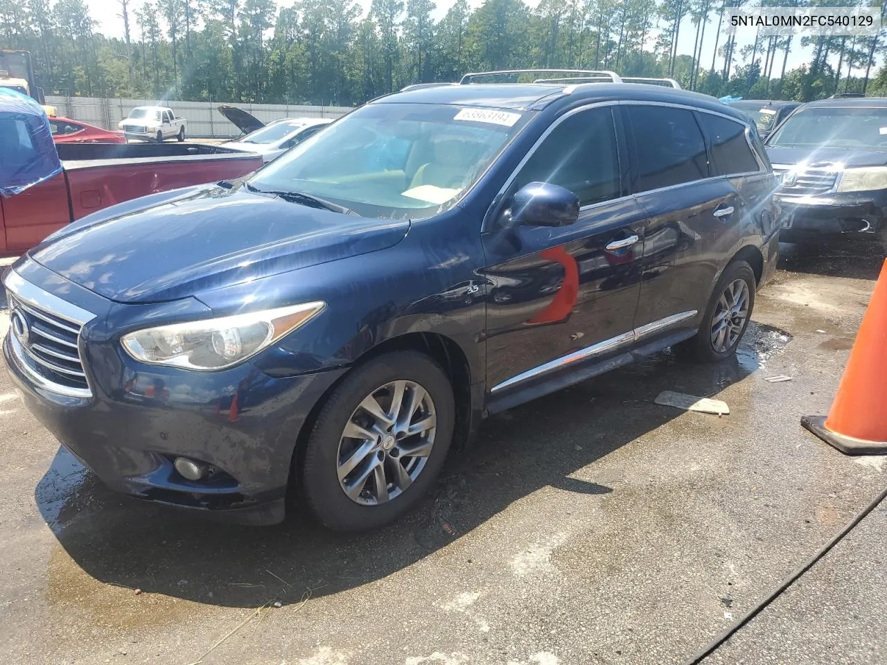 2015 Infiniti Qx60 VIN: 5N1AL0MN2FC540129 Lot: 63863194