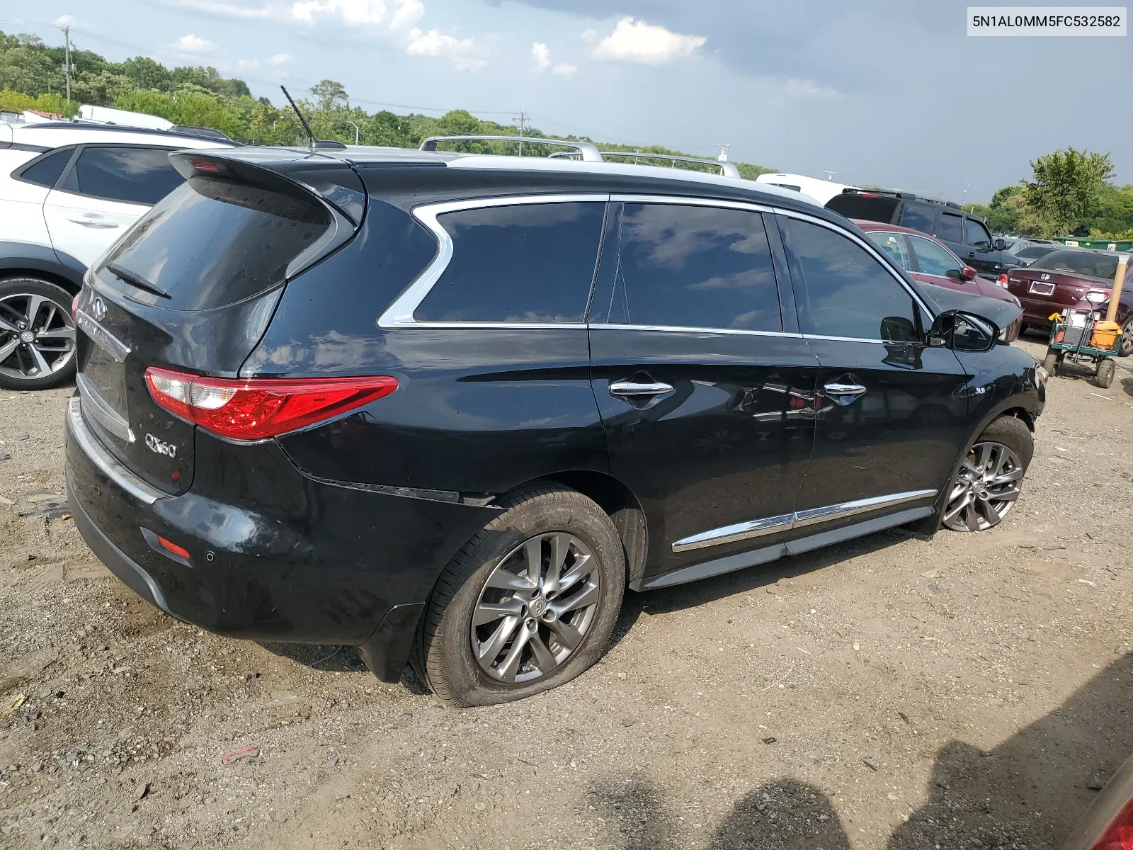 2015 Infiniti Qx60 VIN: 5N1AL0MM5FC532582 Lot: 65346504