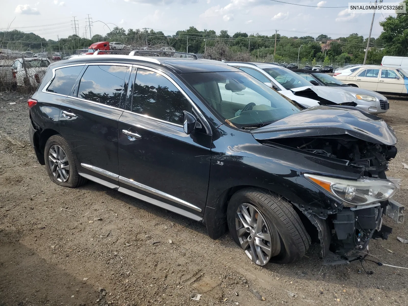 2015 Infiniti Qx60 VIN: 5N1AL0MM5FC532582 Lot: 65346504