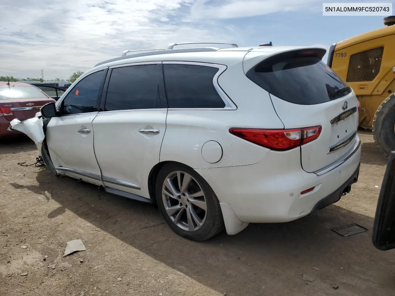 2015 Infiniti Qx60 VIN: 5N1AL0MM9FC520743 Lot: 65403333