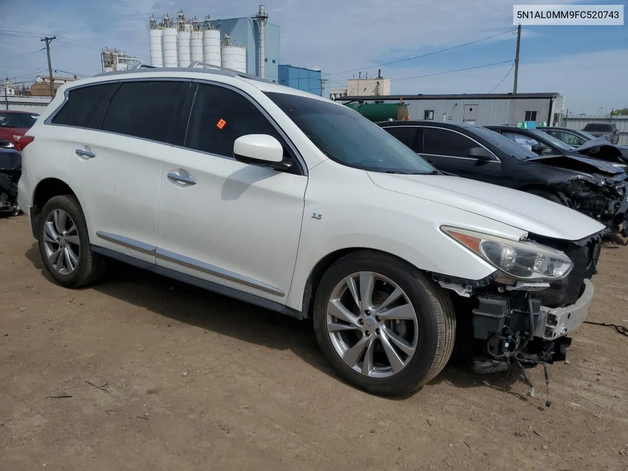 2015 Infiniti Qx60 VIN: 5N1AL0MM9FC520743 Lot: 65403333