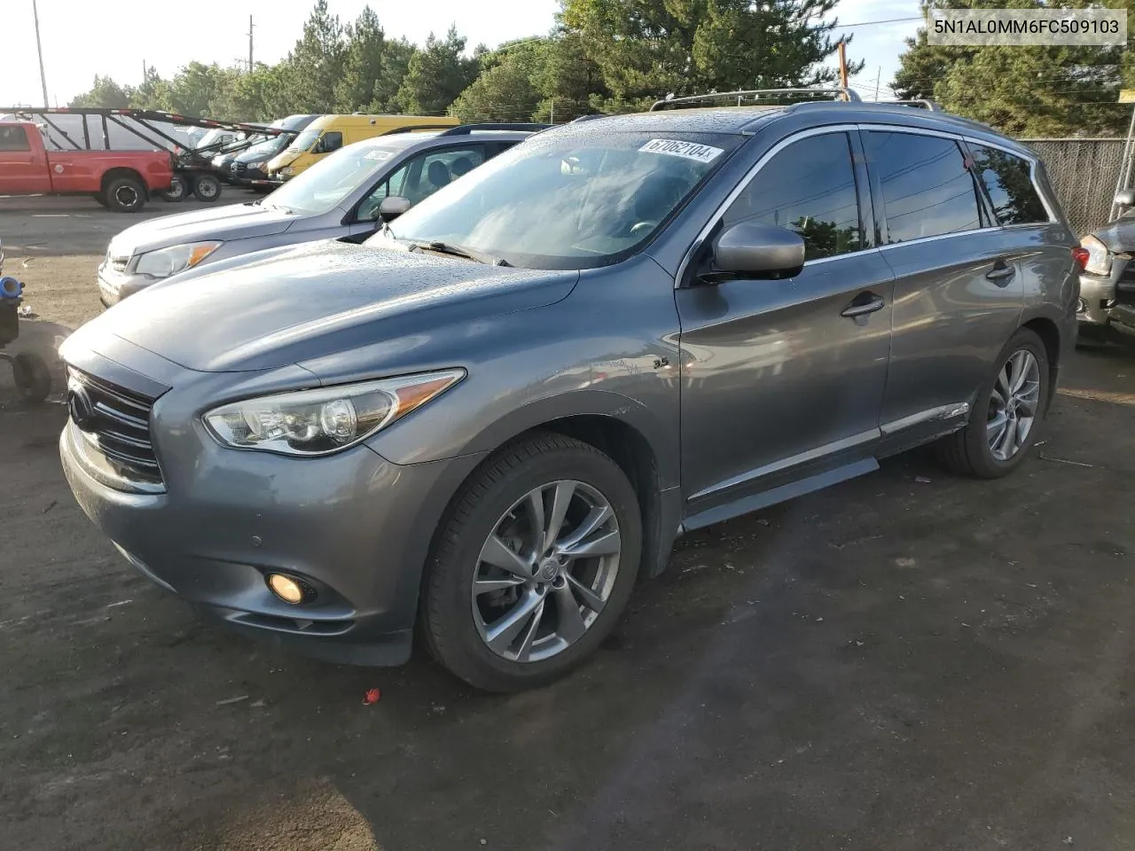 2015 Infiniti Qx60 VIN: 5N1AL0MM6FC509103 Lot: 67062104