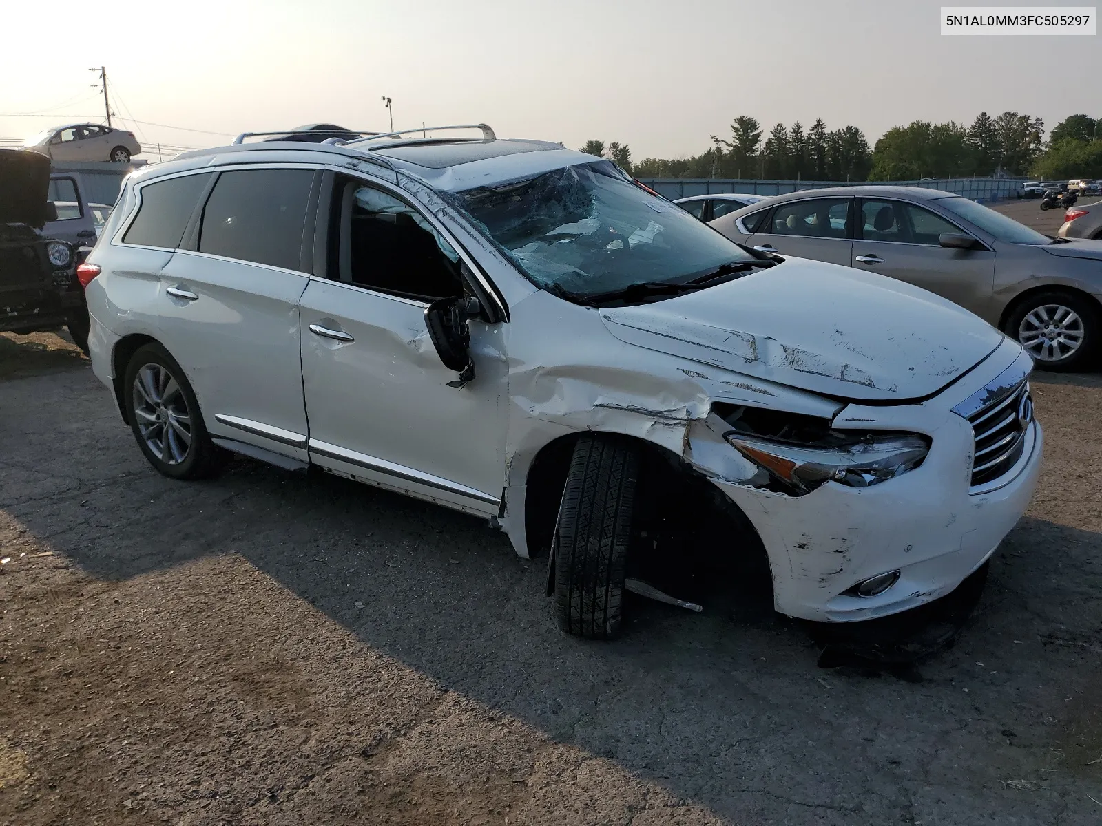 2015 Infiniti Qx60 VIN: 5N1AL0MM3FC505297 Lot: 67190714