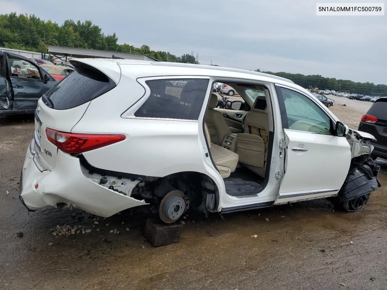 2015 Infiniti Qx60 VIN: 5N1AL0MM1FC500759 Lot: 67260674