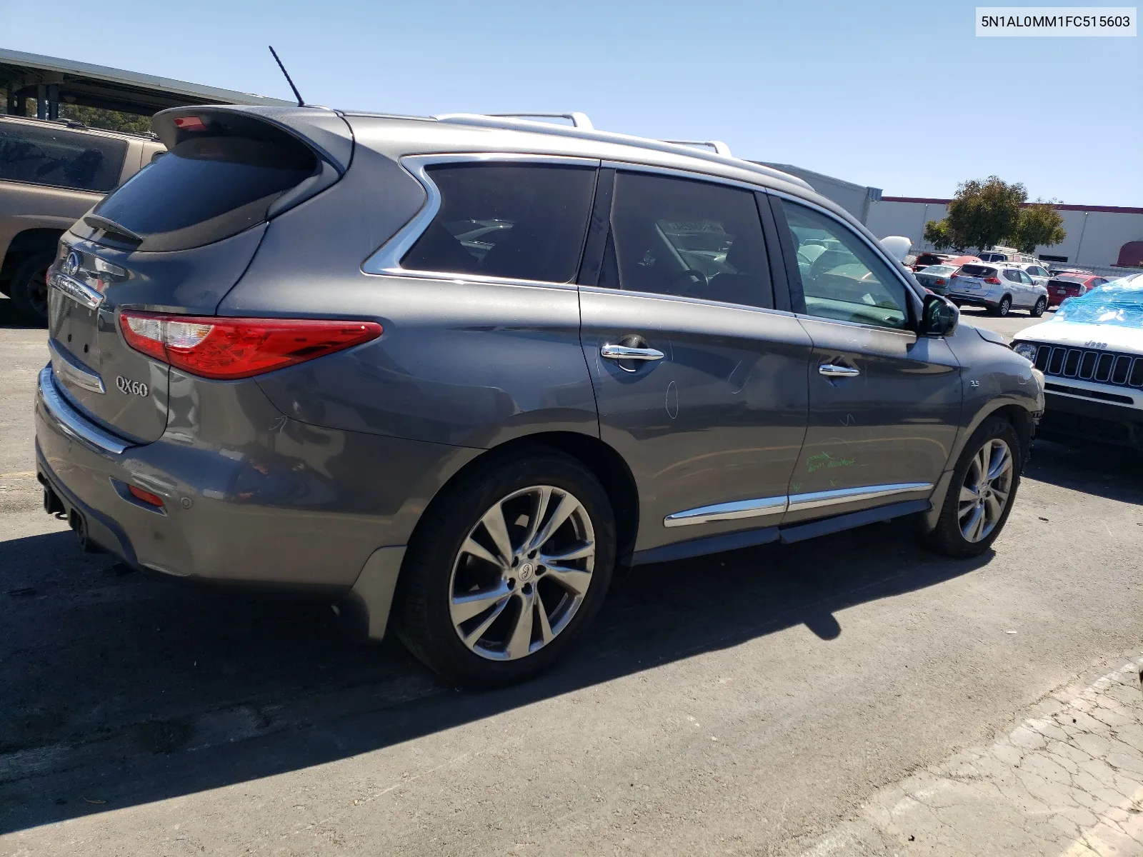 2015 Infiniti Qx60 VIN: 5N1AL0MM1FC515603 Lot: 67534254