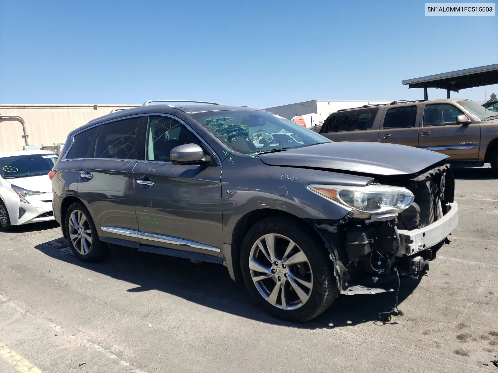 2015 Infiniti Qx60 VIN: 5N1AL0MM1FC515603 Lot: 67534254