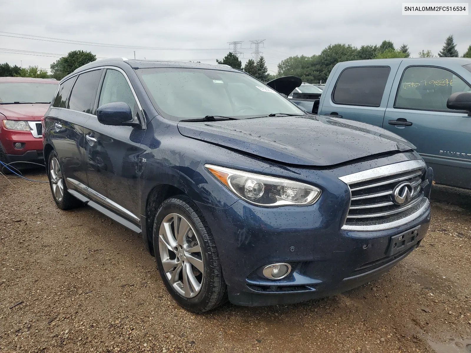 2015 Infiniti Qx60 VIN: 5N1AL0MM2FC516534 Lot: 67562374