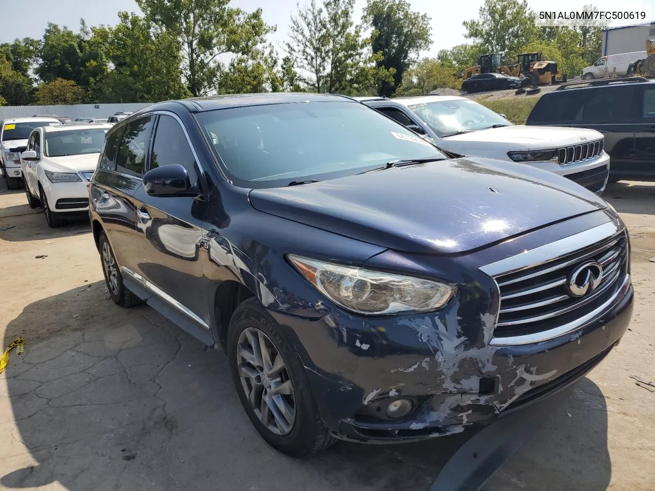 2015 Infiniti Qx60 VIN: 5N1AL0MM7FC500619 Lot: 68139684