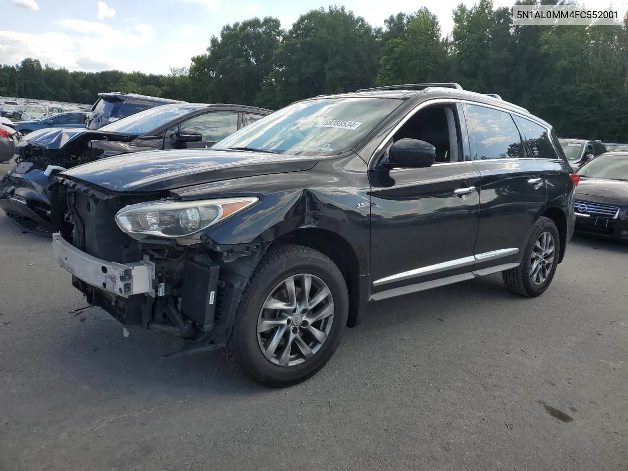 2015 Infiniti Qx60 VIN: 5N1AL0MM4FC552001 Lot: 68285534