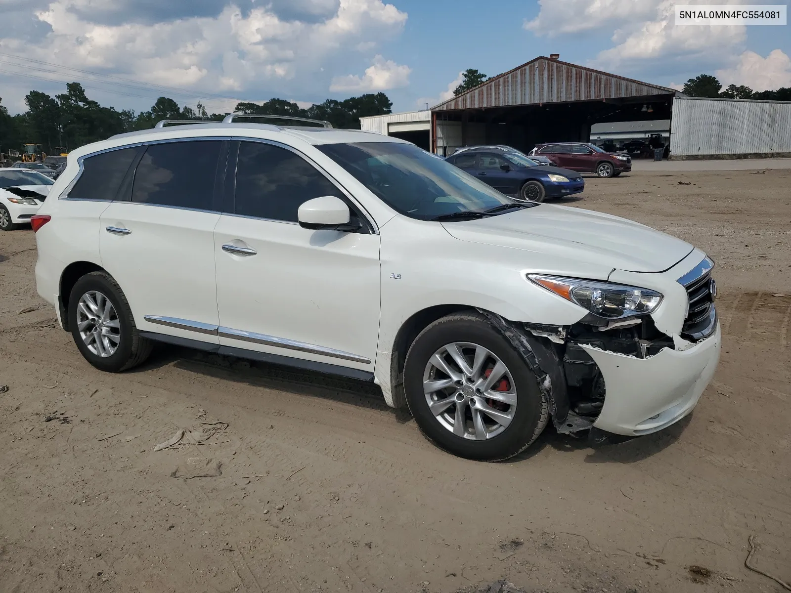 2015 Infiniti Qx60 VIN: 5N1AL0MN4FC554081 Lot: 68747914