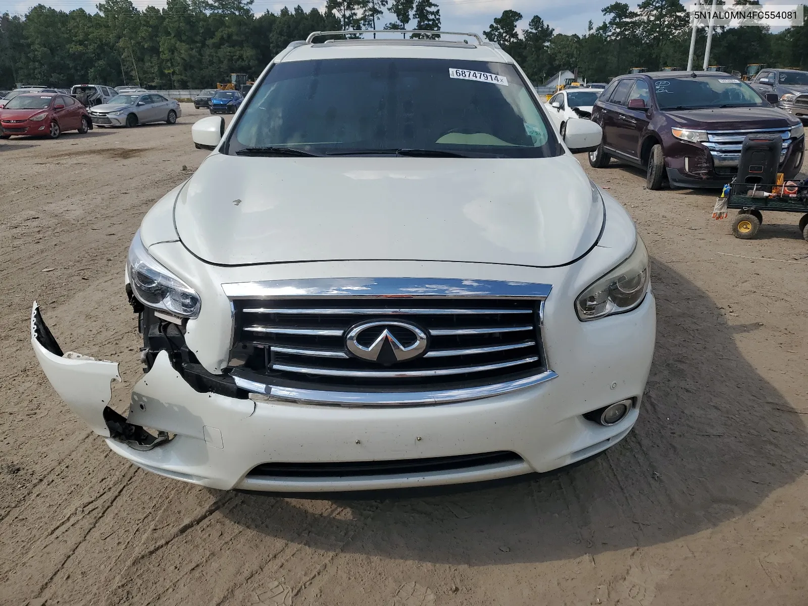 2015 Infiniti Qx60 VIN: 5N1AL0MN4FC554081 Lot: 68747914