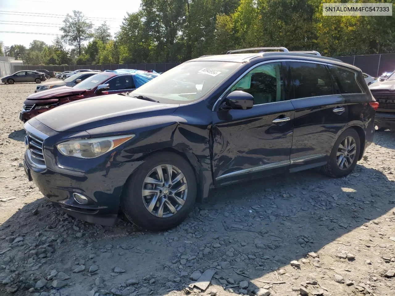 2015 Infiniti Qx60 VIN: 5N1AL0MM4FC547333 Lot: 68949954