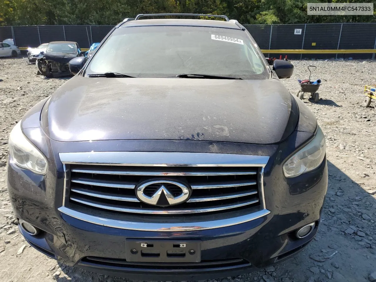 2015 Infiniti Qx60 VIN: 5N1AL0MM4FC547333 Lot: 68949954