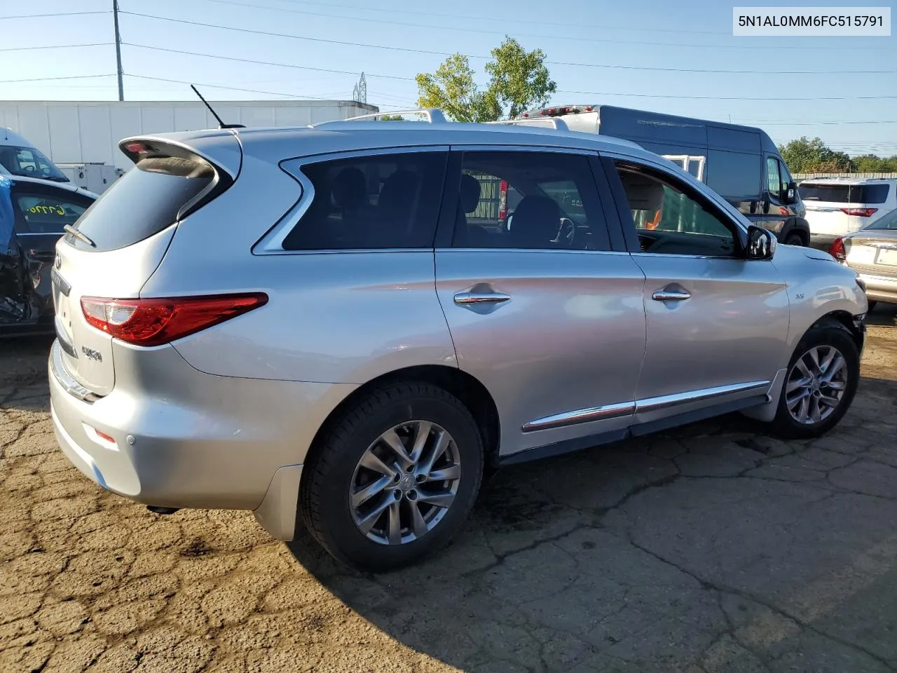 2015 Infiniti Qx60 VIN: 5N1AL0MM6FC515791 Lot: 69247964