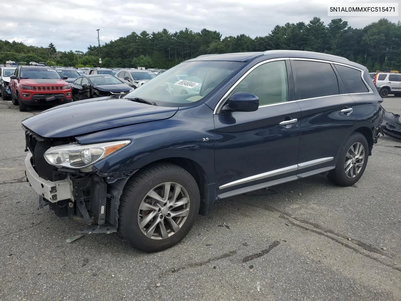 2015 Infiniti Qx60 VIN: 5N1AL0MMXFC515471 Lot: 69346044