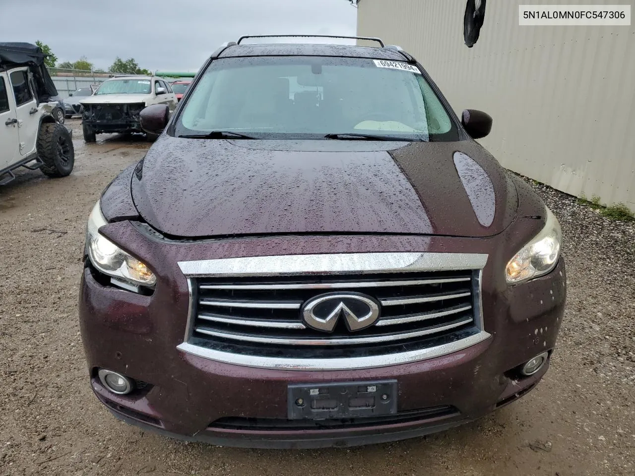 2015 Infiniti Qx60 VIN: 5N1AL0MN0FC547306 Lot: 69421994