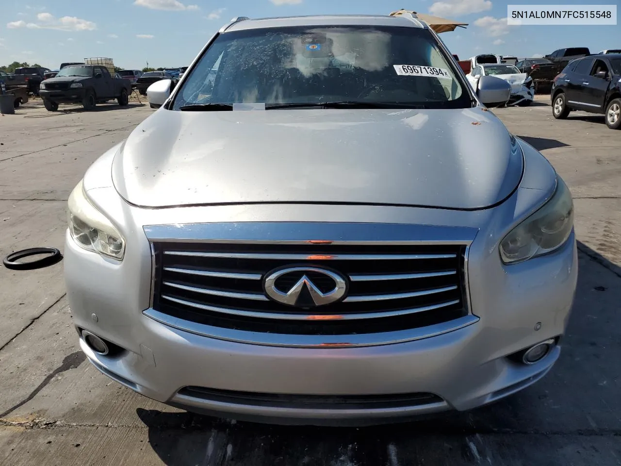 2015 Infiniti Qx60 VIN: 5N1AL0MN7FC515548 Lot: 69671394