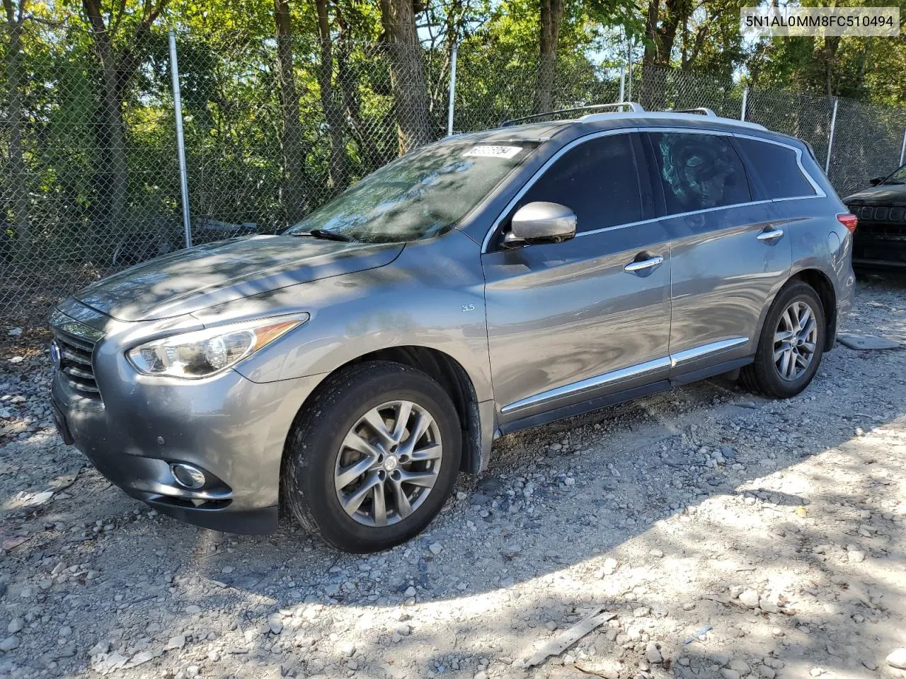 2015 Infiniti Qx60 VIN: 5N1AL0MM8FC510494 Lot: 69936054