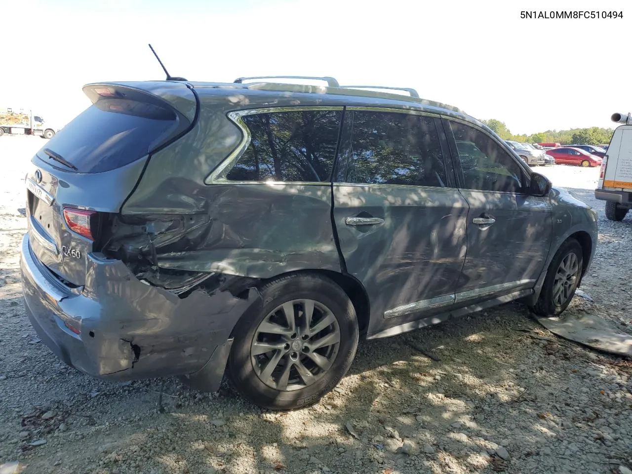 2015 Infiniti Qx60 VIN: 5N1AL0MM8FC510494 Lot: 69936054